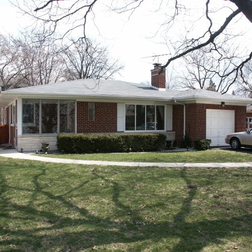 Home remodel brick house
